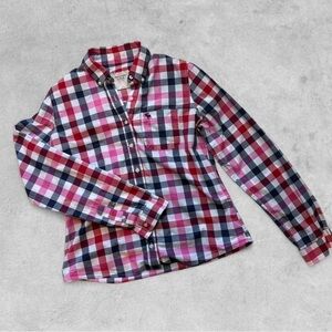 Boys Abercrombie & Fitch Plaid Button-Up Shirt